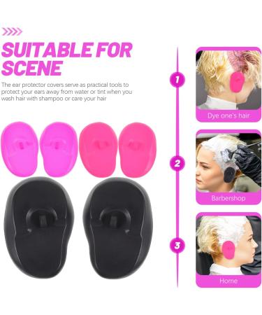 3 Pairs Tofficu Waterproof Silicone Ear Covers for Hair Coloring - Salon Styling Kit - Buy Online on GoSupps.com