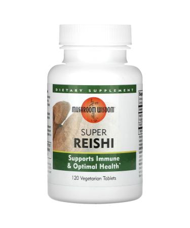 Mushroom Wisdom Super Extract Reishi 120 Count 120 Count (Pack of 1)