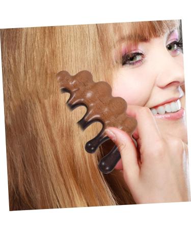 Buy Sewoart Massage Comb - Black Wooden Scalp Nursing Tool No Static Robust Design - 10.00x5.50cm for Hair Care - Buy Online on GoSupps.com