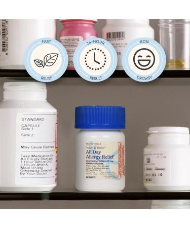 Foster & Thrive Loratadine 10mg - 24-Hour Allergy Relief Tablets (360 Count) | Non-Drowsy Antihistamines for Kids & Adults - Pack of 4 - Buy Online on GoSupps.com
