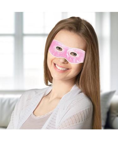 Fovolat Gel Eye Cover Hot/Cold Compress Eye Covers - Cold Sensation Gel Eye Protectors Reusable Gel Spa Bead Eye Covers For Puffiness/Dark Circles/Eye Bags/Dry Eyes Pink - Buy Online on GoSupps.com