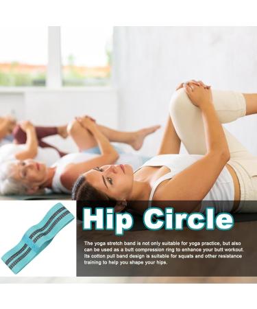 Hip Resistance Band - High Elasticity Workout Bands for Glutes | Ideal for Women & Girls | Perfect for Gym Camping & Dorm - Light Blue - Buy Online on GoSupps.com