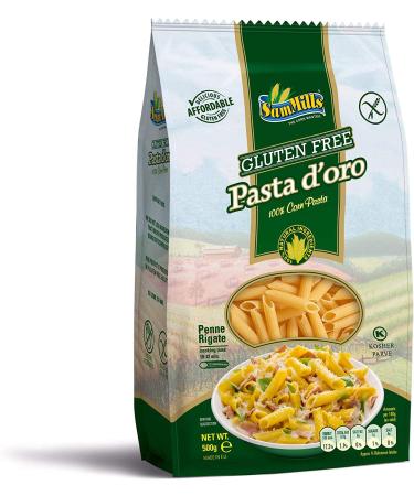 Pasta d oro Gluten-free pasta (Penne Rigate) made from corn flour | 500 g pack 500 g (1 pack)