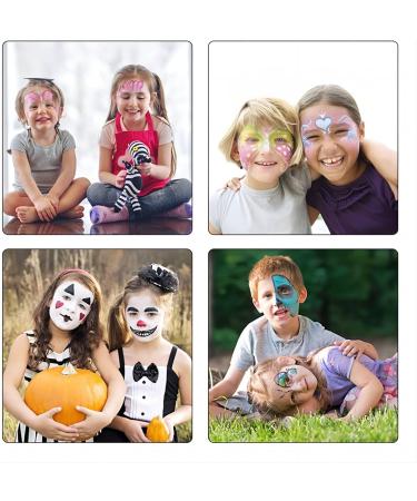 Face Painting Kit for Kids 15 Colors Non-Toxic Professional Quality Palette Body Face Painting Supplies with 2 Brushes for Kids Adults Party Cosplay - Buy Online on GoSupps.com
