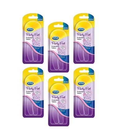 SCHOLL Pack of 6 Cases of 2 Gelsoft Party Feet Heel Protectors
