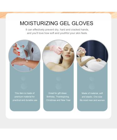 minkissy 1 Pair Moisturizing Gel Gloves Night Gloves Womens Glove Hand Care Gloves Overnight Moisturizing Gloves Cotton Moisturizing Gloves Grooming Glove Miss Hand Use Lotion Cotton 19.5x12.5cm - Buy Online on GoSupps.com