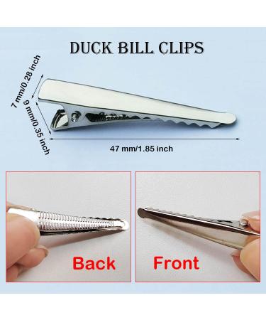 Paifeancodill Duck Bill Clips 100 Pcs Metal Alligator Hair Clips Crocodile Clips Rustproof Alligator Curl Clips Duck Bill Sectioning Clips Single Prong Teeth Styling Hair Clips Hair Barrette - Buy Online on GoSupps.com