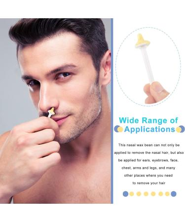 Nose Wax Kit for Men and Women - 50g Hair Removal Wax with 8 Safe Applicators - Easy, Quick, and Painless Nose Hair Removal for Adults - Buy Online on GoSupps.com