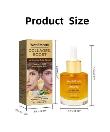 Pedia Advanced Collagen Boost Anti Aging Serum - Dark Spot Corrector for Firm, Youthful Skin | 2pcs Anti-aging Serum with Hyaluronic Acid - Reduce Wrinkles | Suitable for All Skin Types - Buy Online on GoSupps.com
