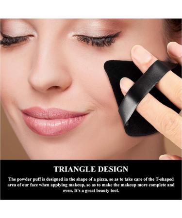 BOBOZHONG Triangle Makeup Powder Puff 6 Pieces Face Sponge Powder Puff Soft Plush Powder Sponge Washable Makeup Sponge Wet Dry Makeup Tool for Loose Powder or Foundation Blush - Buy Online on GoSupps.com