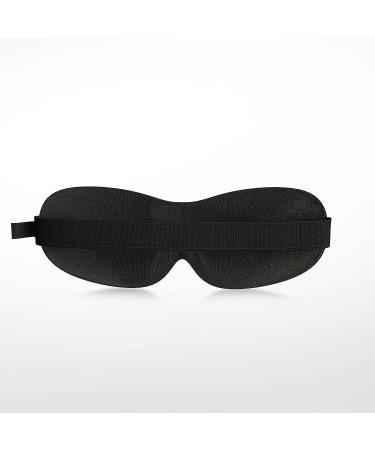 EVRLY Beverly Hills Eye Mask for Eyelash Extensions - 3D Contoured Design, Soft Fabric, Deep Eye Cavities - Adjustable Headband Strap for Pressure-Free Sleep & Travel (Black) - Buy Online on GoSupps.com