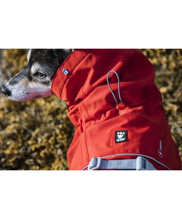 Shop Hurtta Monsoon Eco Hundelegenmantel - Waterproof Dog Rain Jacket 100% Recycled Material Red 35cm | International Shipping - Buy Online on GoSupps.com