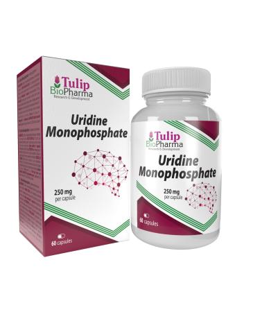 Uridine Monophosphate 250mg 60 Capsules Laboratory Tested Nootropic