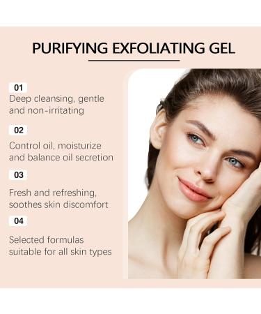 Exfoliating Gel for Face and Body Gentle Facial Cleanser Natural Peeling Gel Deep Cleansing Face Exfoliator Moisturizing Scrub for Sensitive Skin Daily Exfoliator for All Skin Types - Buy Online on GoSupps.com