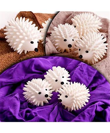 YJYdada Cleaning Supplies 3pcs Hedgehog Dryer Ball Reusable Dryer for Dryer Machine Anti Static Ball (White) - Buy Online on GoSupps.com