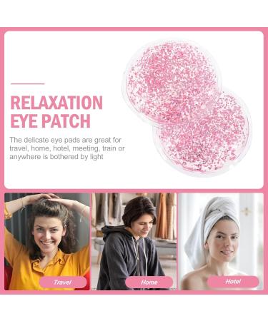 Lot de 2 Cache- il Rafra chissants et R utilisables pour Soins Oculaires Patchs Compressifs Froids et Chauds Mini Masques Relaxants Rose pour D tente Domicile et Voyages - Buy Online on GoSupps.com