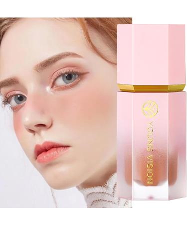 Liquid Blusher Makeup | 8-Color Matte Velvet Blusher Liquid Powder Blusher - Moisturizing Multifunctional Dewy Finish Skin Blusher Makeup Women's Soft Cheek Tint for Beautifying Pochy 106 - Buy Online on GoSupps.com