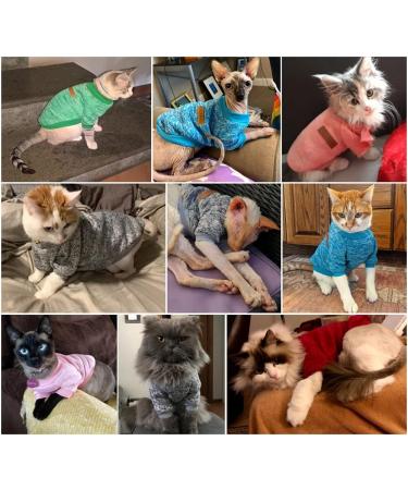 Mosucoirl Winter Dog Sweater - Comfortable Fleece Sweater for Cats & Small to XXL Dogs | Warm Pet Clothing & Costumes in Blue - Buy Online on GoSupps.com