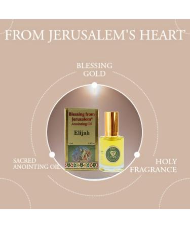 Ein Gedi Elijah Anointing Oil Blessing from Jerusalem Gold Collection Holy Land Anointing Oil for Prayers and Blessings. (12ml Elijah) Elijah 0.4 Fl Oz (Pack of 1) - Buy Online on GoSupps.com