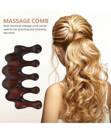 Buy Healvian Handheld Head Massage Comb - 2 Pieces Natural Wood Sandalwood Hair Growth Comb for Women - No Static B tzahn-Haarkamm - Buy Online on GoSupps.com
