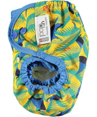 Close Parent Green Parrot Waterproof Nappy Cover | Adjustable Design for Newborn to Toddler | Eco-Friendly & Fits Flat/Fitted Nappies - Buy Online on GoSupps.com