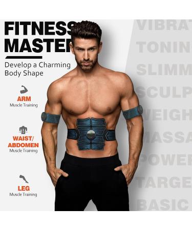 Buy Ab Stimulator & Muscle Toner - MHD TENS Portable Fitness Equipment for Men & Women | International Shipping - Buy Online on GoSupps.com