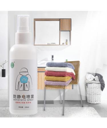 Static Eliminator Spray 100ml Natural Static Cling Remover | Travel Size Odor Eliminator Fabric Refresher Spray For Clothes Furniture & Car - Eliminate Static Shock Reduce Static Cling Hixip - Buy Online on GoSupps.com