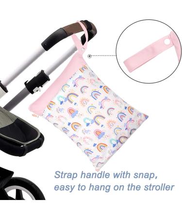 SEAUR Dry Wet Bag Set - Big Baby Diaper Bag for Kindergarten - Zippered Washable & Reusable - 2 Pieces (20x28cm & 30x40cm) - Ideal for Swimming & Gym - Buy Online on GoSupps.com