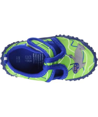 Playshoes Unisex Kids Aqua Shoes Robbe 18/19 EU - Blue Green | Lightweight & Quick-Drying Swim Footwear for Boys & Girls - Buy Online on GoSupps.com