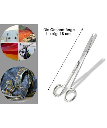 Premium Turning Scissors - Huge Selection 10.5-20 cm | Stainless Steel Pointed & Rounded Tips - Buy Online on GoSupps.com