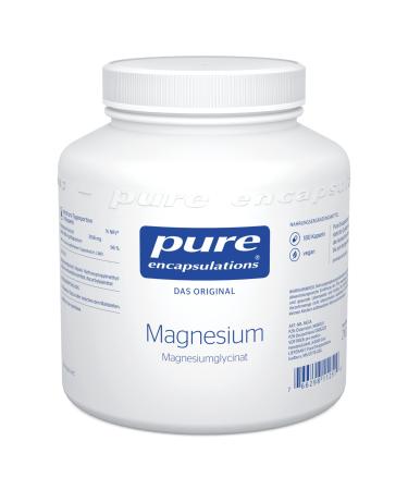 Pure Encapsulations - Magnesiumglycinat - bound to the amino acid glycin magnesium is well absorbed and tolerated - 180 vegan capsules 216 g (1 Pack)