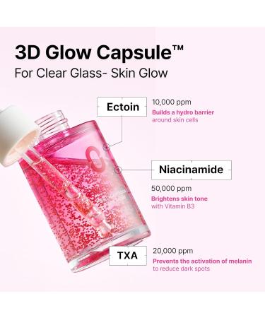 Overlaps Pink Desert Ectoin Glow Serum for Glass Skin & Radiant Complexion with Ectoin Niacinamide & TXA Lightweight Brightening Korean Skincare for Uneven Tone & Dull Skin 1.01 fl. oz. - Buy Online on GoSupps.com