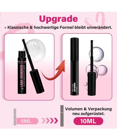 Pro Cluster Eyelash Glue Remover 10ml - Gentle Oil Makeup Cleaner for DIY Eyelash Extensions & Easy Removal - Buy Online on GoSupps.com