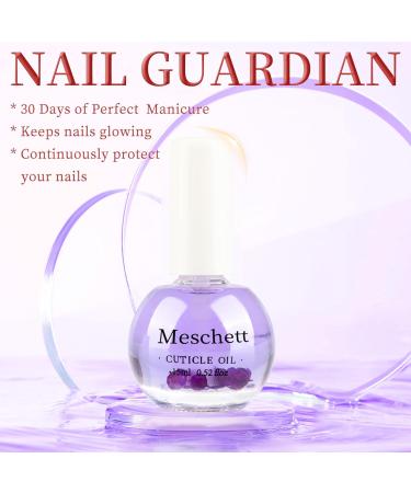 Sweet Almond Cuticle Oil for Nail Repair & Growth - Nail Strengthener 15ml (Lavender) - Buy Online on GoSupps.com
