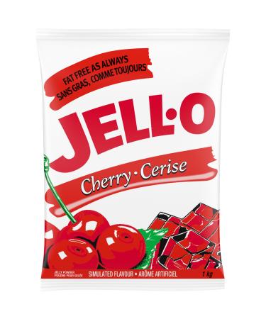 Jell-O Cherry Gelatin 1kg (2 Count)