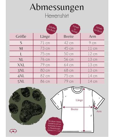 Shirtracer Men's T-Shirt - High Five Dog Paw - Perfect Gift for Dog Owners - Army Green L - Buy Online on GoSupps.com