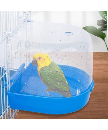 Geegoods Bird Bath Box for Small Birds | Parakeet, Canary, Budgies, Parrots | Caged Bird Bathing Tub with Water Injector - Buy Online on GoSupps.com