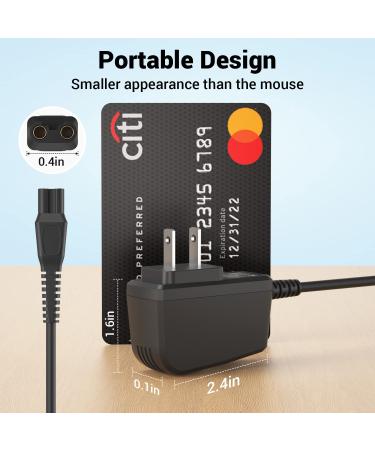 Philips Norelco HQ8505 Replacement Charger Cord - 15V 0.36A Power Cord for Electric Shaver and Beard Trimmer Series - Buy Online on GoSupps.com