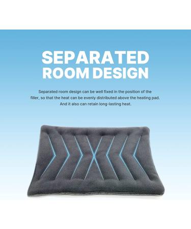 Moist Heat Therapy Microwave Heating Pad 16x10 - Neck & Shoulder Pain Relief - Dark Gray - Buy Online on GoSupps.com