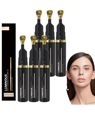 homomdy Brightening eye concealer SPF 41 under-eye color corrector for dark circles anti-aging eye cream concealer for mature skin full-coverage concealer color