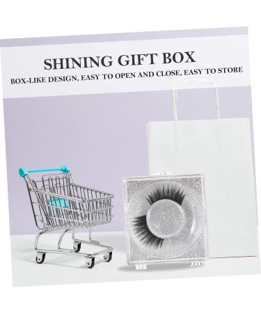 Baluue 6pi ces Bo tes De Rangement Pour Faux Transparentes Avec Cartes Brillantes Pour Stockage Et Organisation Des - Buy Online on GoSupps.com