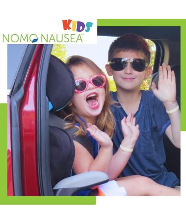 NOMO Anti Nausea Wristband for Kids | Motion Sickness Relief with Peppermint Essential Oils | Pack of 2 - Buy Online on GoSupps.com