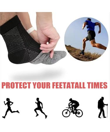Ibdry Night Compression Socks - Orthopedic Support Stockings (Brown 3PCs S/M) | Best for Sleep & Recovery - Buy Online on GoSupps.com