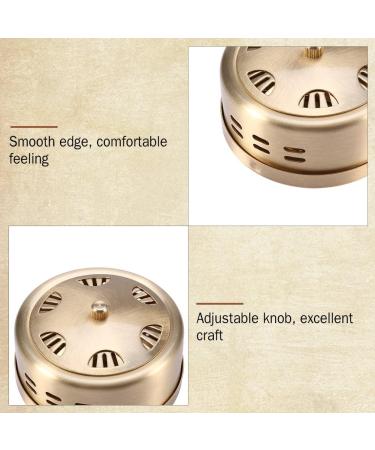 Portable Copper Moxibustion Box - 3 Gears Temperature Control Acupuncture Moxa Stick Burning Tank for Effective Moxibustion Massage - Buy Online on GoSupps.com