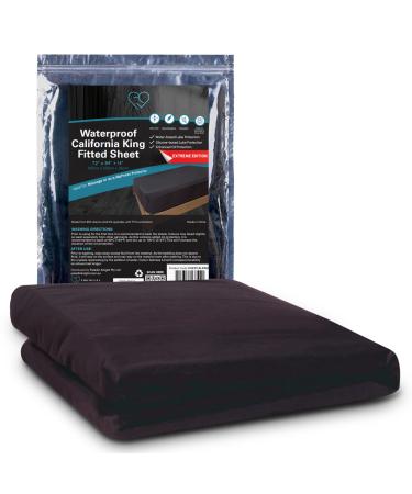 Eroticgel Double Black Waterproof Massage Sheet Safe against Oil & Silicone Hypoallergenic 137 cm x 203 cm + 35 cm