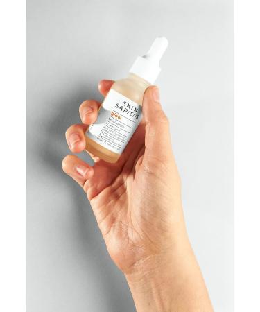 SKIN SAPIENS GLOW Facial Serum with vitamin c e and hyaluronic acid natural Ecocert Cosmos for men and women Cruelty Free and Vegan Skincare for all skin types 30 ml. - Buy Online on GoSupps.com