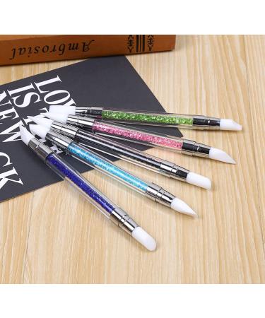 Nail Brush Set for Nail Art & Design - 5 Piece UV Gel & Acrylic Brush Kit for Professional Pedicure & Manicure | Nail Accessories - Buy Online on GoSupps.com