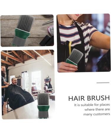 Housoutil Cleaning Brush Dust Cleaner for Home Ear Blow Dryer Hair Brush Neck Duster Japanese Hair Clip Barber Brush Duster Hair Cutting Tool Barber Shaving Plastic Duster Brush Household 14.5X7X7CM Green - Buy Online on GoSupps.com