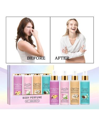 Perfume Body Mist Body Spray With Cherry Peach and Vanilla Hair & Body Mist for Women Fresh Scent Long-Lasting Fragrance Keep Skin Hydrated Travel Size 50mL/1.74fl oz - Buy Online on GoSupps.com