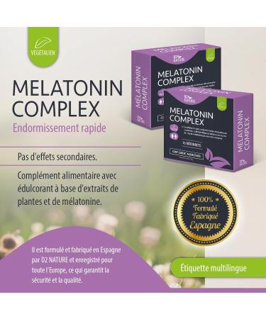 Melatonin Complex - Melatonin 16 Sticks - 1.8 mg Melatonin - Eliminates Insomnia and Sleep Problems - With Chamomile and Passion Flower - Deep Sleep - 1 per Day - Buy Online on GoSupps.com